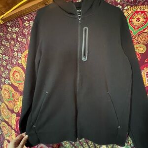 Old Navy Men's Black Zip-Up Sweater